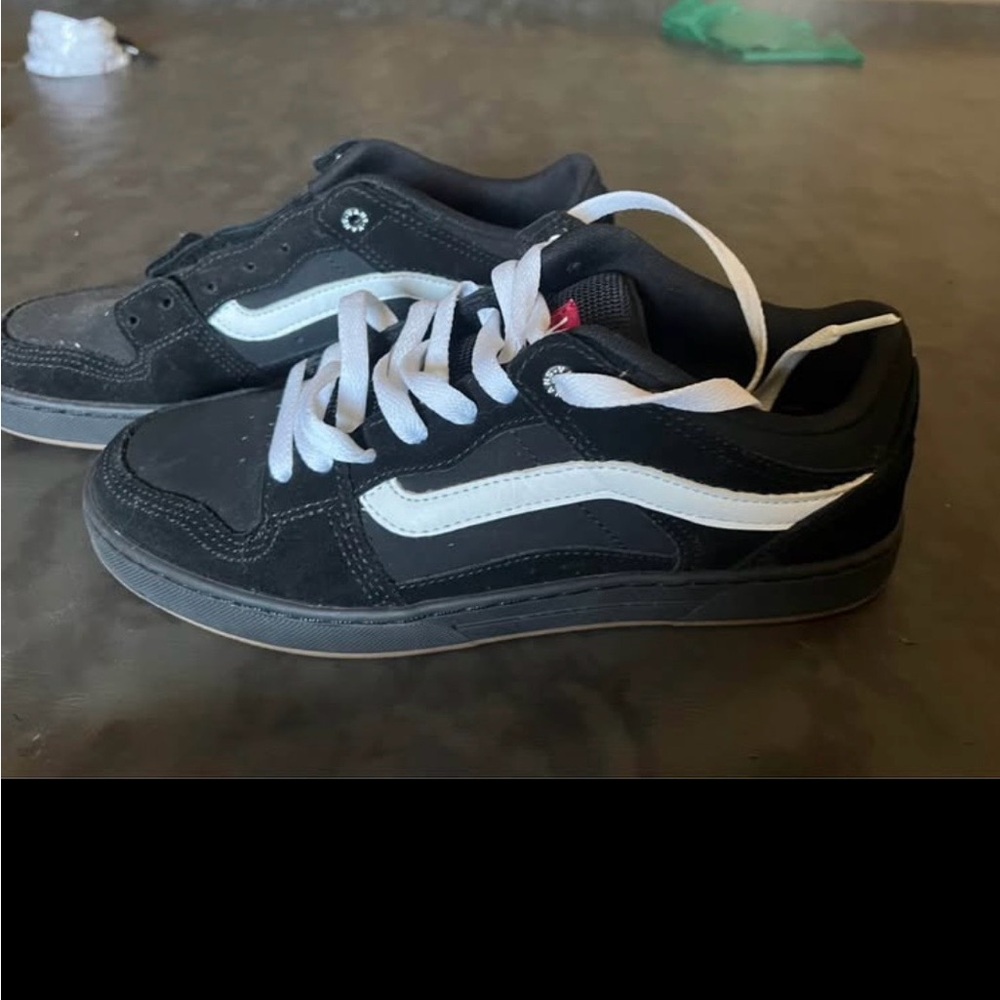 Vans Black with White Side Stripe